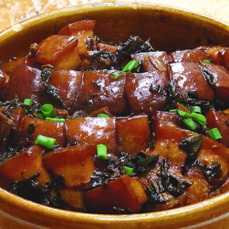 美味的梅干菜烧肉