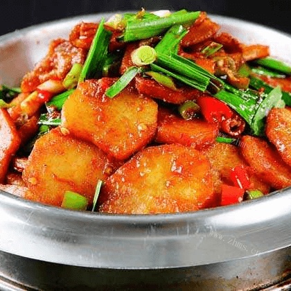 美味的干锅土豆片