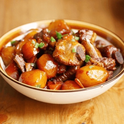 土豆炖排骨
