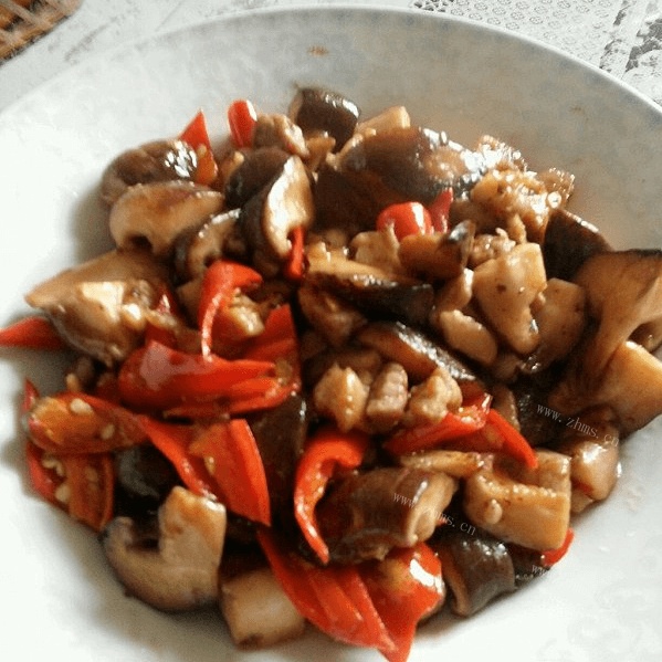 好吃的香菇炒肉