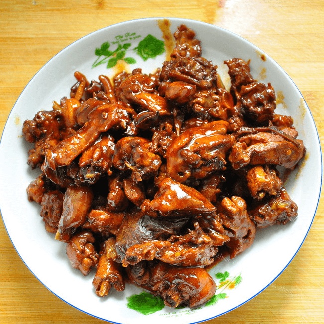 口感好的红烧鸡块