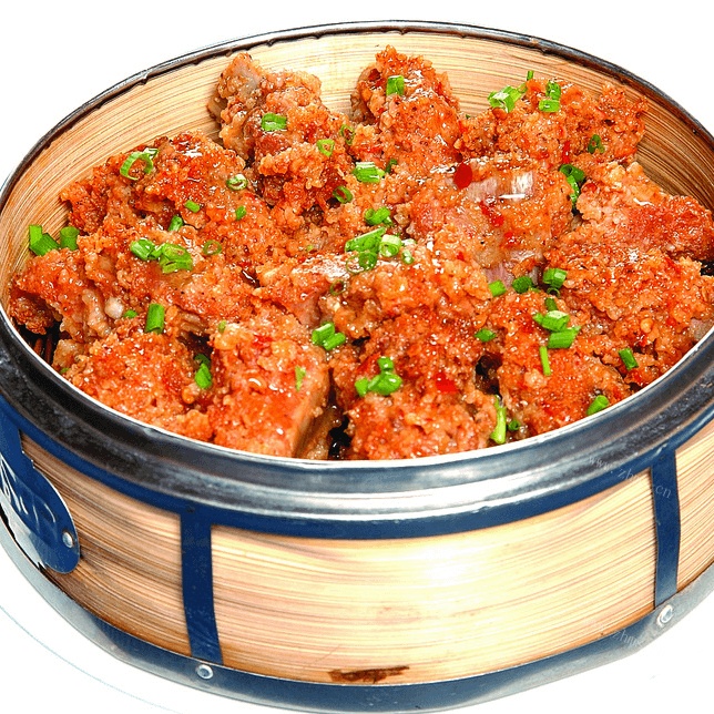 美味的粉蒸排骨