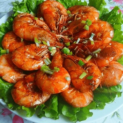 美味的油爆大虾
