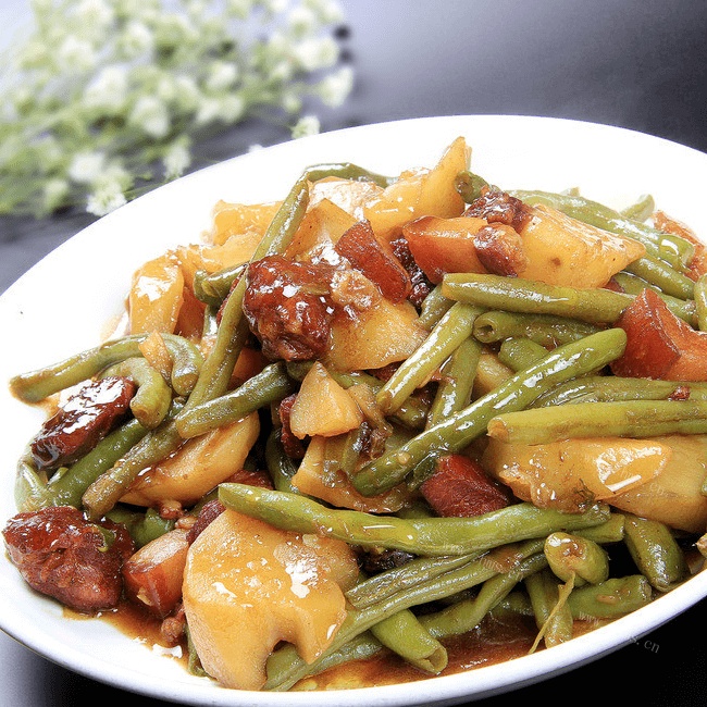 简单版土豆炖豆角