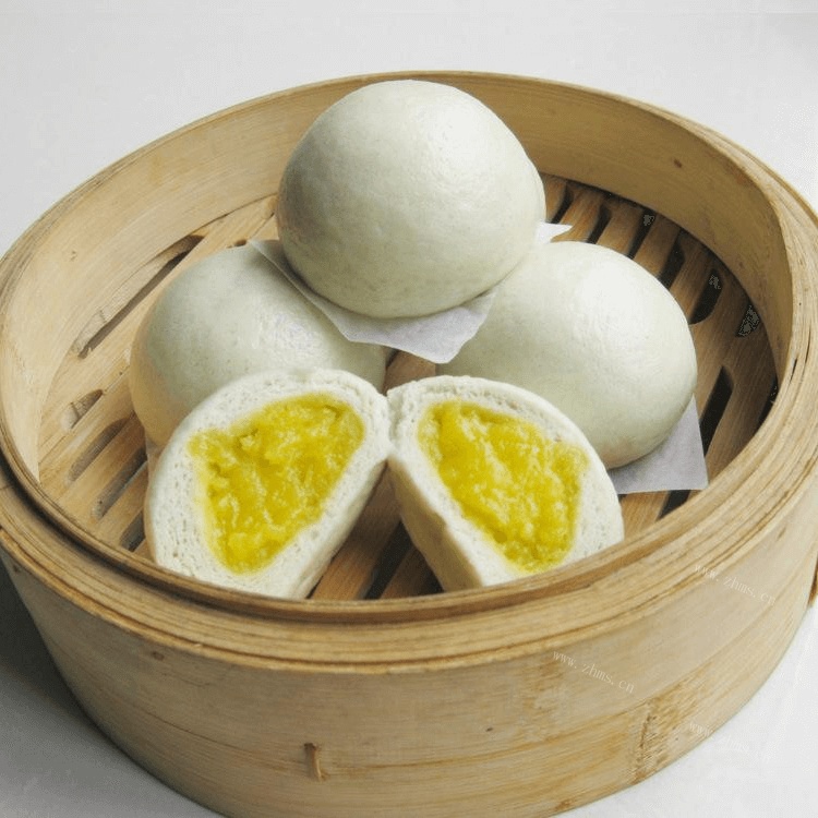 健康美食奶黄包
