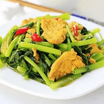 简单的茼蒿炒鸡蛋
