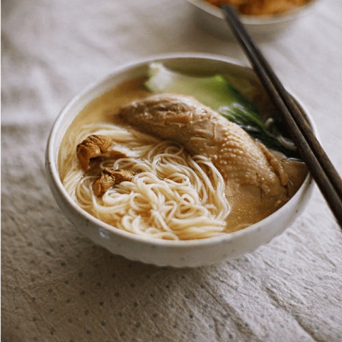 好吃的鸡汤面