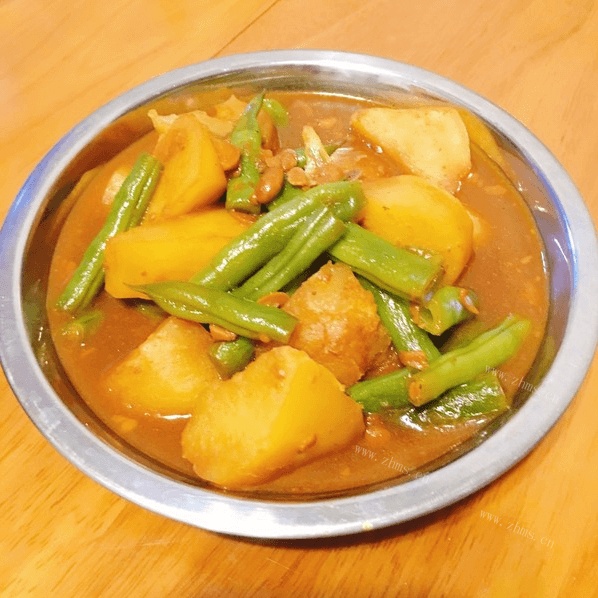记忆中的土豆炖豆角