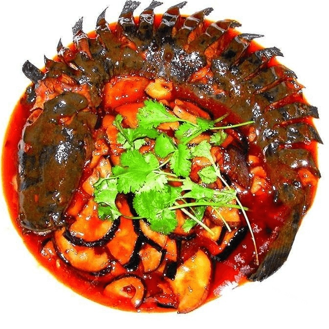 美味的鲶鱼炖茄子