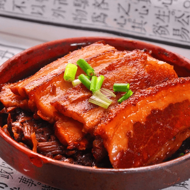 美味的梅菜扣肉