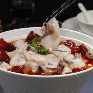 美味的麻辣香水鱼