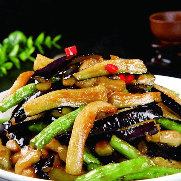 好吃的豆角炖肉