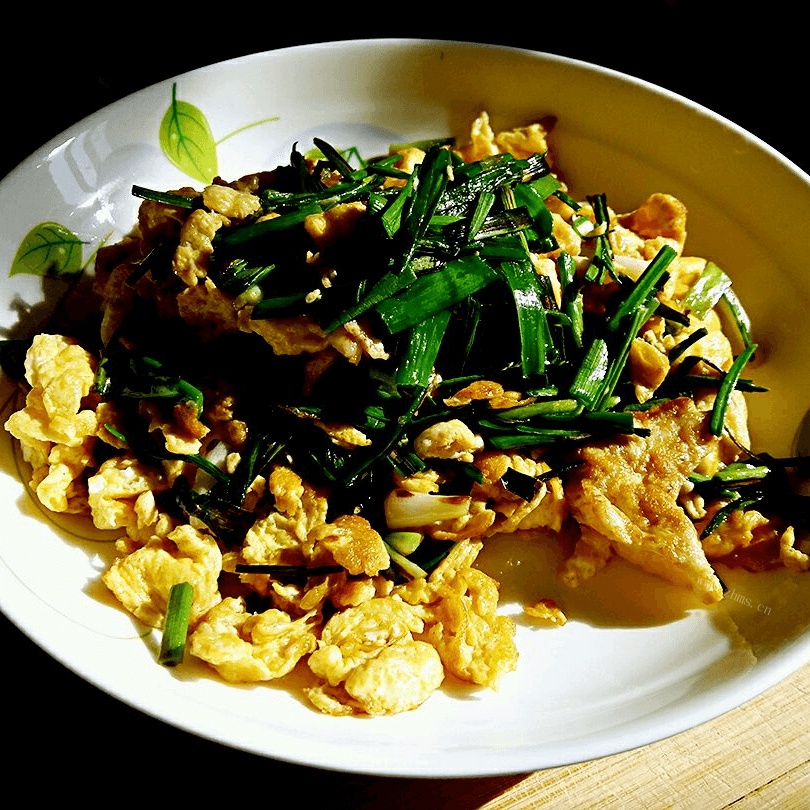 家常菜蒜苗炒鸡蛋