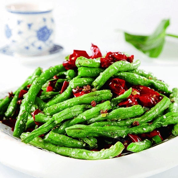 家常扁豆炒肉