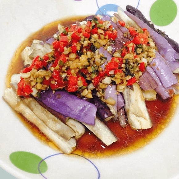 懒人菜蒸茄子
