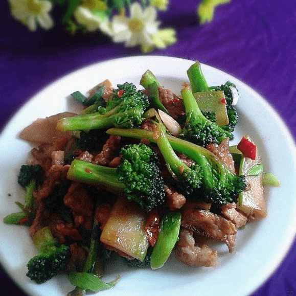 DIY西兰花炒肉