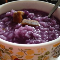 好吃的紫薯粥