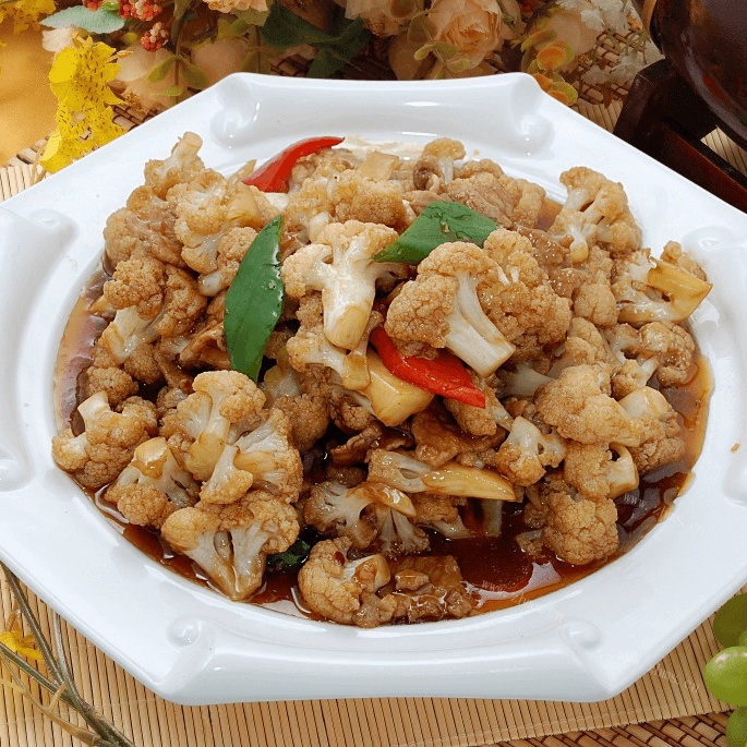 口感不错的炒菜花