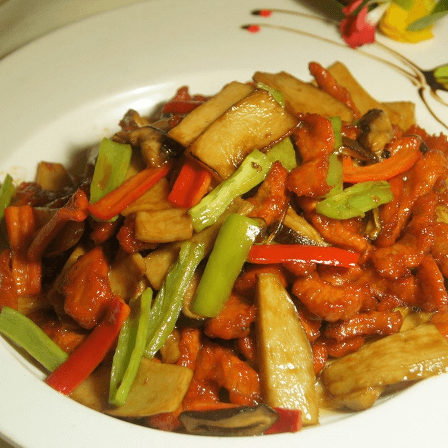 最爱的蘑菇炒肉