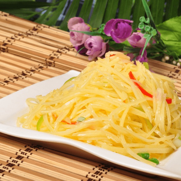 鲜嫩可口炒土豆丝