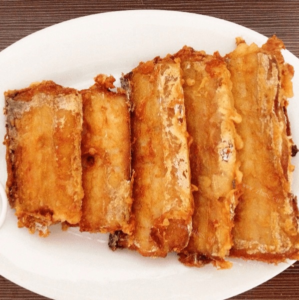 家常菜干炸带鱼