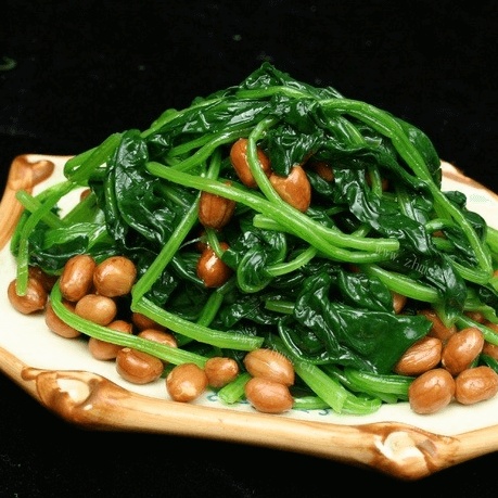 家常果仁菠菜