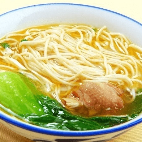 美味的鸡汤面
