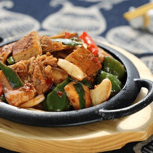 家常香干回锅肉
