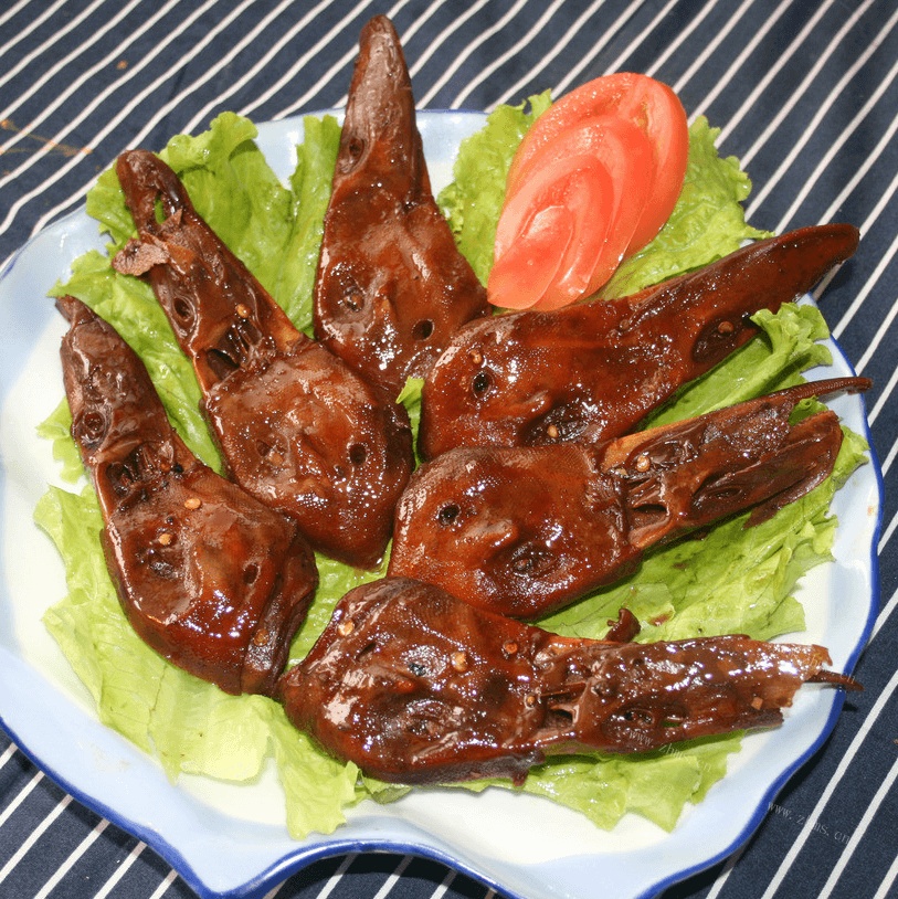 麻辣鸭头