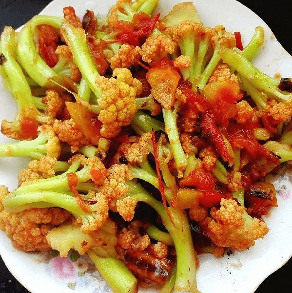 下酒菜炒菜花