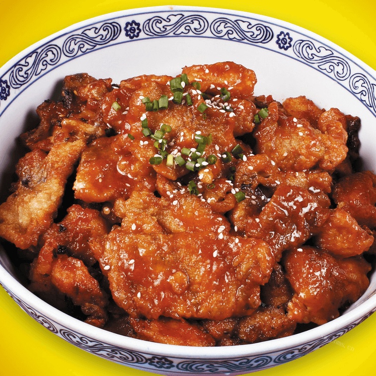 诱人的红烧鱼块