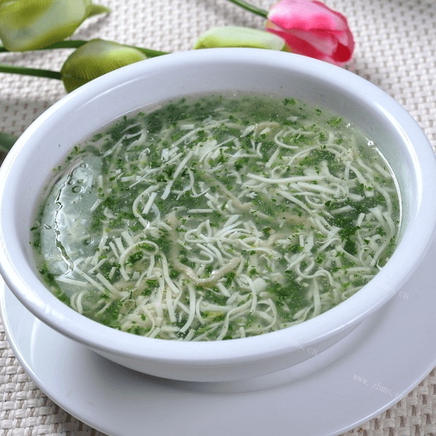 好吃的荠菜豆腐羹