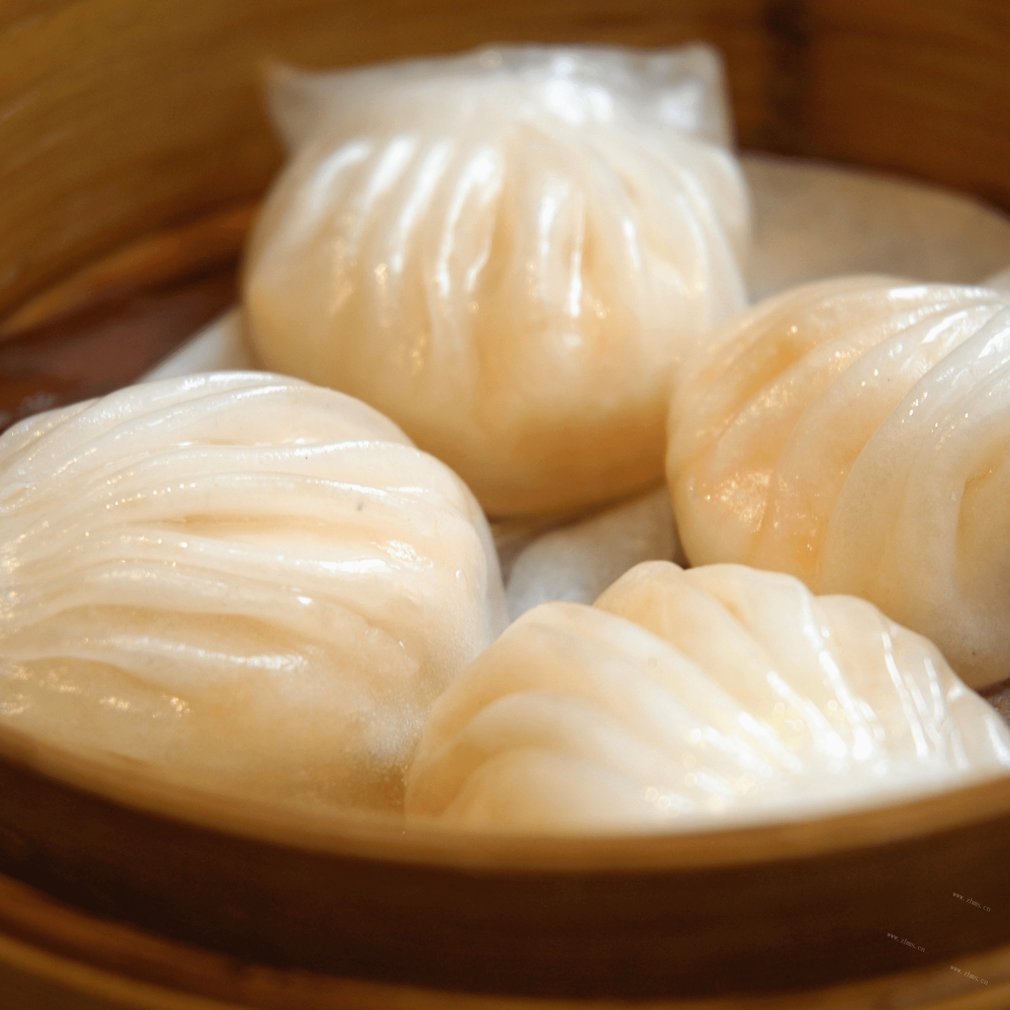 创意美食水晶虾饺