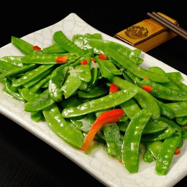 家常清炒荷兰豆