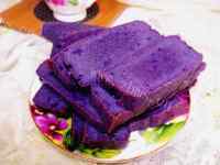 美味的紫薯奶糕的做法图解八