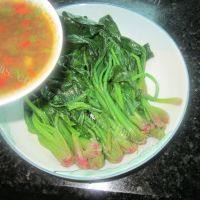 美美厨房之凉拌菠菜做法图解8)