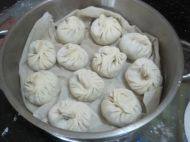 自己做的韭菜肉包
