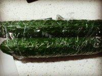 简单版黄瓜炒蛋做法图解1)