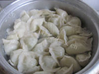 美味的方瓜鸡蛋饺子做法图解14)
