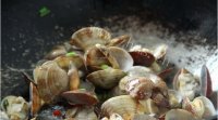 美味的清炒花蛤做法图解4)