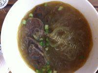自己做的咖喱牛肉粉丝汤