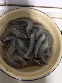 美味的白灼大虾做法图解1)