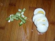 鸡蛋青菜面做法图解2)
