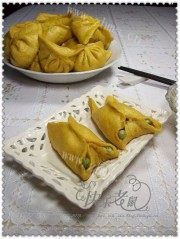美味的南瓜面蒸饺