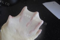 蜜豆蓝莓酱夹心包做法图解3)