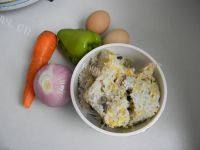 味道不错的杂蔬蛋炒饭做法图解1)