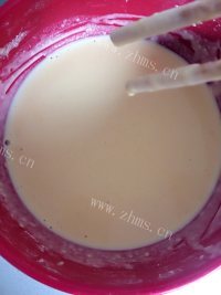 自制奶香玉米饼做法图解4)
