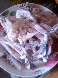 绿色食物香辣蟹做法图解4)