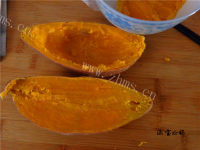 美味的芝士焗红薯做法图解3)