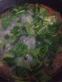 美味菠菜牛肉粉做法图解7)